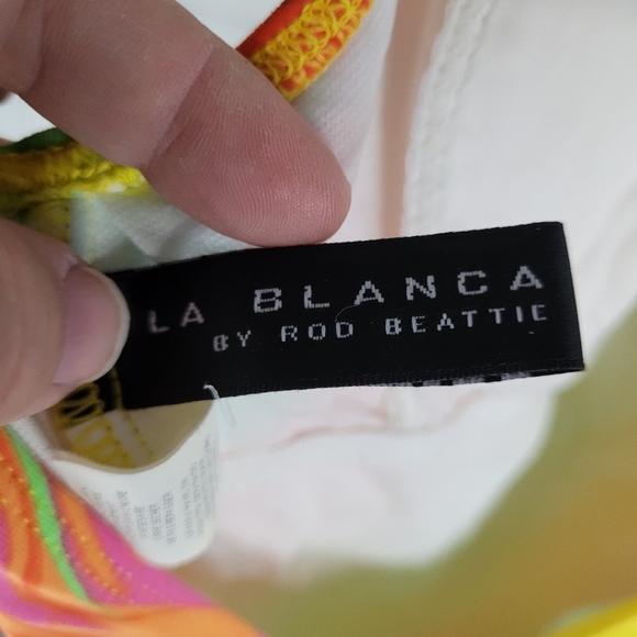 LA BLANCA by ROD BEATTIE | floral flower one piece swim bathing suit - Picture 5 of 7